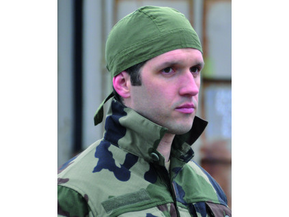 Šátek zavazovací - HEADWRAP OLIV