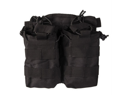 pouzdro na 2 zásobníky - M4/M16 černá