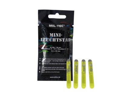 cze pm Mil Tec Lightstick Mini 4 5 x 40 mm 10 ks Zluta 14931515 15908 1