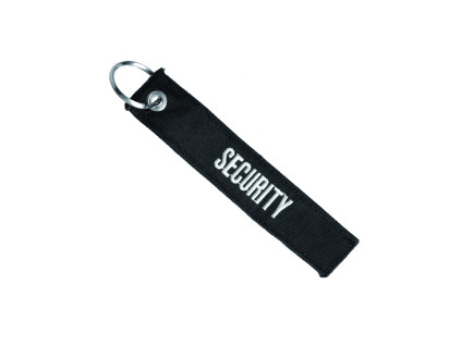 Klíčenka 'SECURITY' ČERNÁ