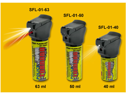 Spray Flashlights POLICE TORNADO 40ml 50ml 63ml