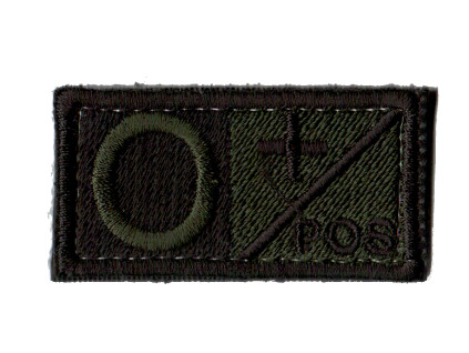 nášivka 0 POS oliv R15 7 50x26mm