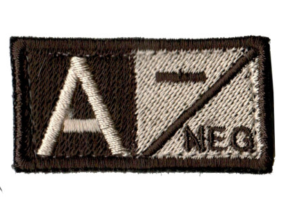 nášivka A NEG sand R16 2 50x26mm