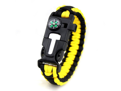 survival naramek s kompasem