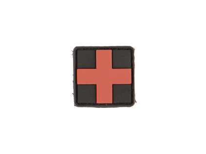 nášivka - 3D PRVNÍ POMOC PVC černá