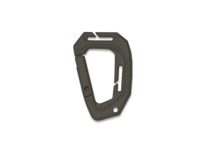 fiber snap hook green