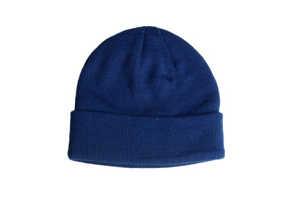 Čepice  pletená  MODRÁ