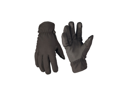 Rukavice SOFTSHELL THINSULATE™ ČERNÉ