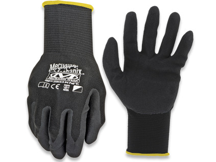 Rukavice Mechanix Knit Nitril - černé