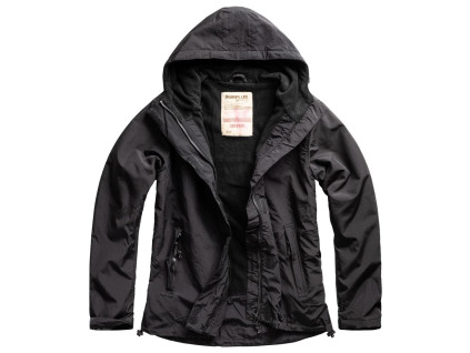 Bunda SUR Windbreaker dámská na zip- černá