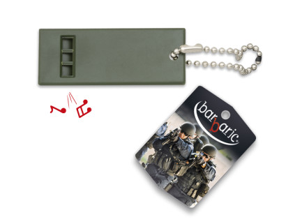 Píšťalka Barbaric 39048 oliv