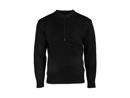 Svetr Švýcarsko se zipem černý
