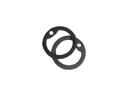 Tlumítko k psí známce - černé