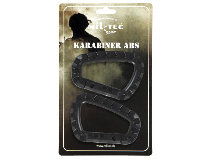 karabina ABS taktické 2ks ČERNÉ