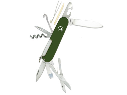 Nůž ALBAINOX 11136 multifunknčí 11 funkcí - oliv
