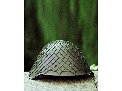 Síťka na helmu s háčky - oliv