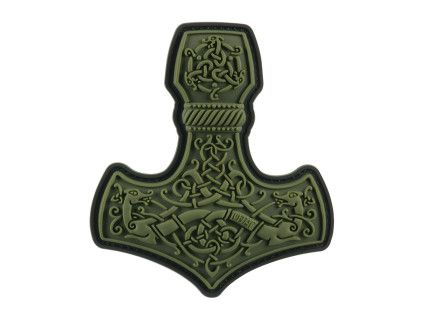 Nášivka  Patch Mjölnir Large PVC - Oliv