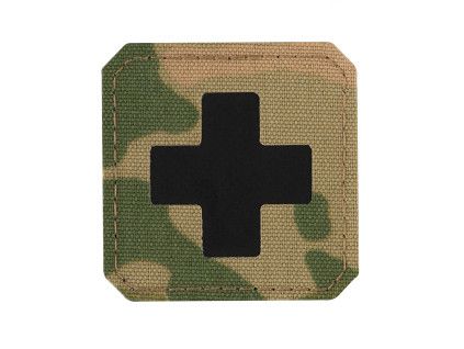 Nášivka  Patch Medic Cross Laser Cut -  Multicam/černá