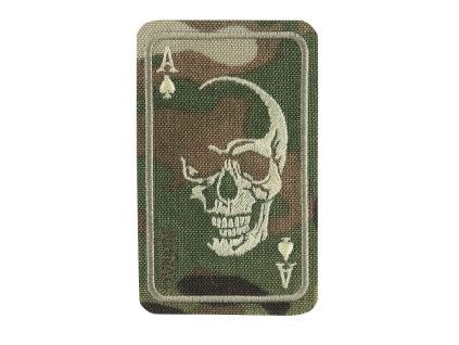 Nášivka  Patch Face of war (Embroidery) - Multicam