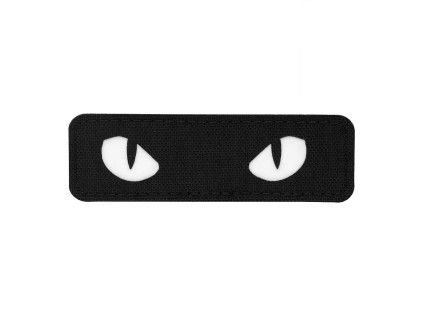 Nášivka  Patch Cat Eyes Laser Cut - Černá/GID