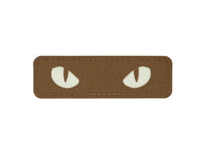Nášivka  Patch Cat Eyes Laser Cut - Coyote