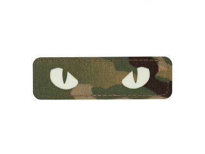 Nášivka  Patch Cat Eyes Laser Cut - Multicam/GID