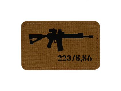 Nášivka AR-15 223/5,56 - Coyote/Black