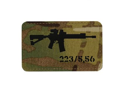 Nášivka AR-15 223/5,56 - Multicam/Black