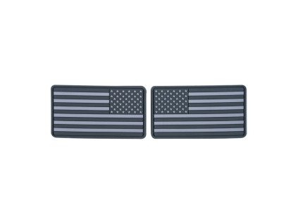 eng pl Helikon PVC USA Flag Patch Large 2 Pcs Gray OD FUL RB 19 31117 2