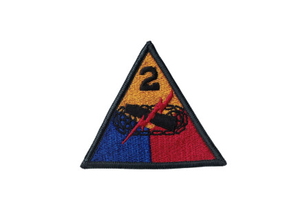 Nášivka U.S.Army 2nd Armored Division - barevná - nepoužité