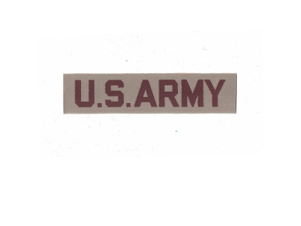 Nášivka U.S. Army - desert - nepoužité