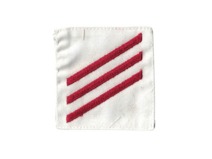 Nášivka U.S. Navy FIREMAN - bílá - nepoužité