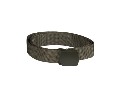 pásek s plastovou sponou- oliva