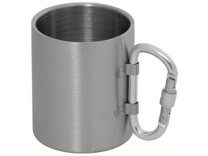 Hrnek MFH 33374 dvoustěnný s karabinou 300ml