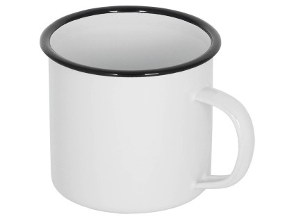 Hrnek MFH 33385 smalt 350 ml - bílý