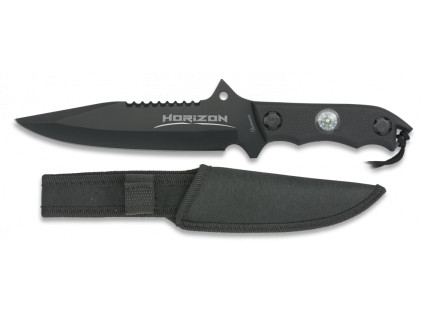 Nůž Albainox 32102 Horizon s pouzdrem - černé