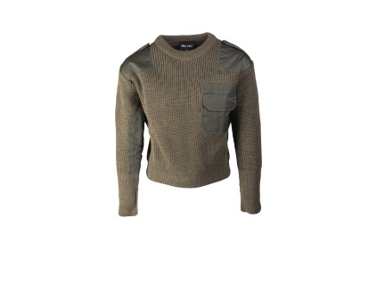 svetr děti - COM PULLOVER KIDS PAN OLIV