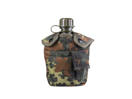 Láhev polní US IMPORT 1l s obalem FLECKTARN