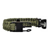 39799 large v storm bracciale paracord survival verde 3 in 1