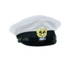 Čepice - MARINE s odznakem bílá