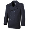 us pea coat blaumit blauen knopfen