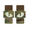 Nášivka  Patch Tiger Eyes Laser Cut (couple) - Multicam