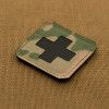 Nášivka  Patch Medic Cross Laser Cut -  Multicam/černá