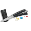 Nůž motýlek K25 02263 CNC - černý