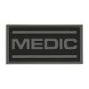 Nášivka Patch PVC MEDIC - černá/šedá