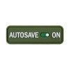 Nášivka Patch 3D PVC AUTOSAVE - oliv