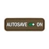 Nášivka Patch 3D PVC AUTOSAVE - coyote