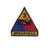 Nášivka U.S.Army 3rd Armored Division "SPEARHEAD" - barevná - nepoužité