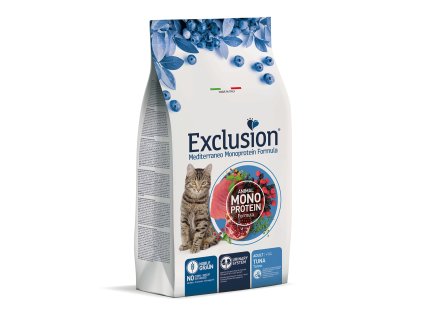 Exclusion adult cat tuna