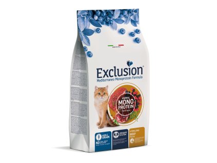 Exclusion sterilized beef